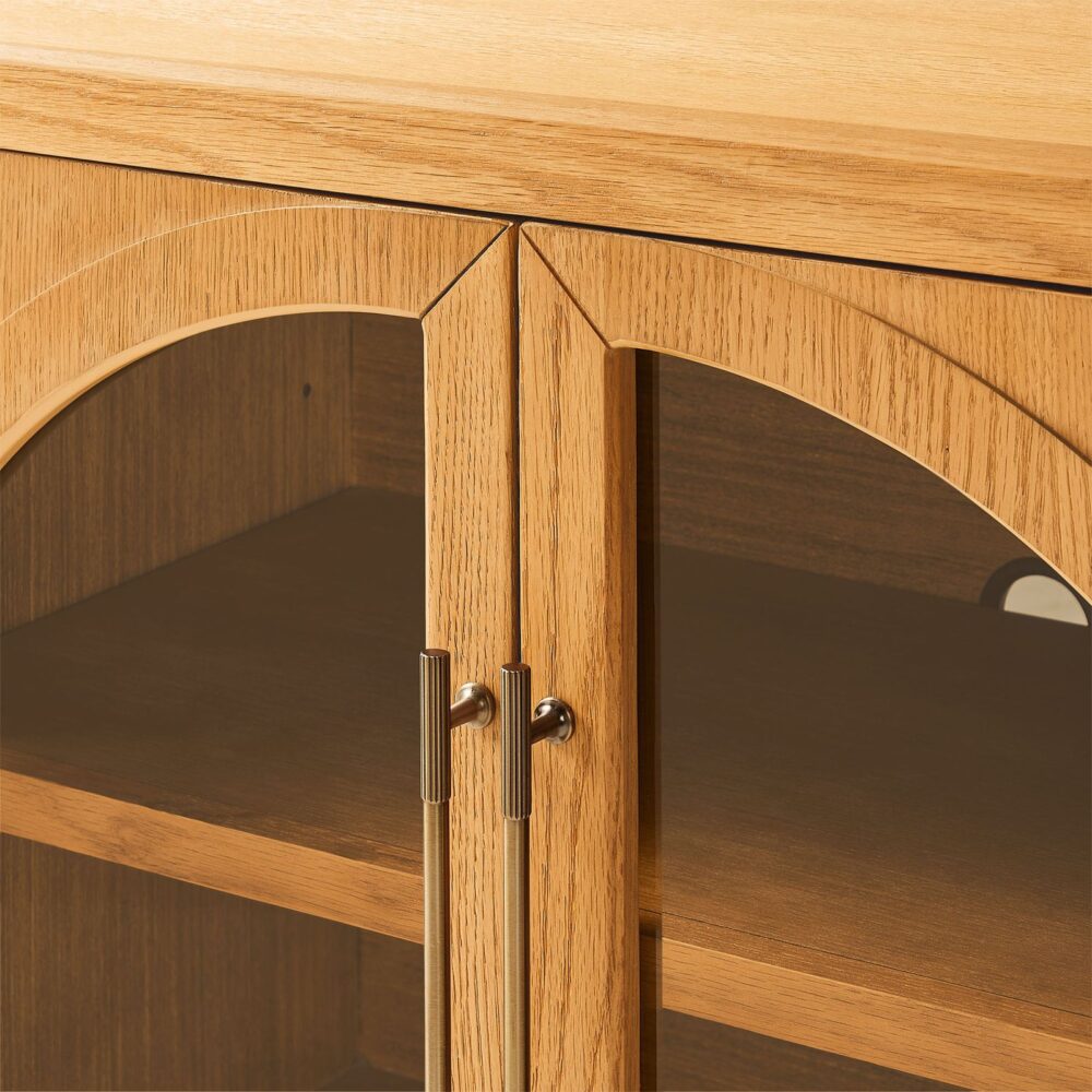 Valborg Solid Oak Media Console