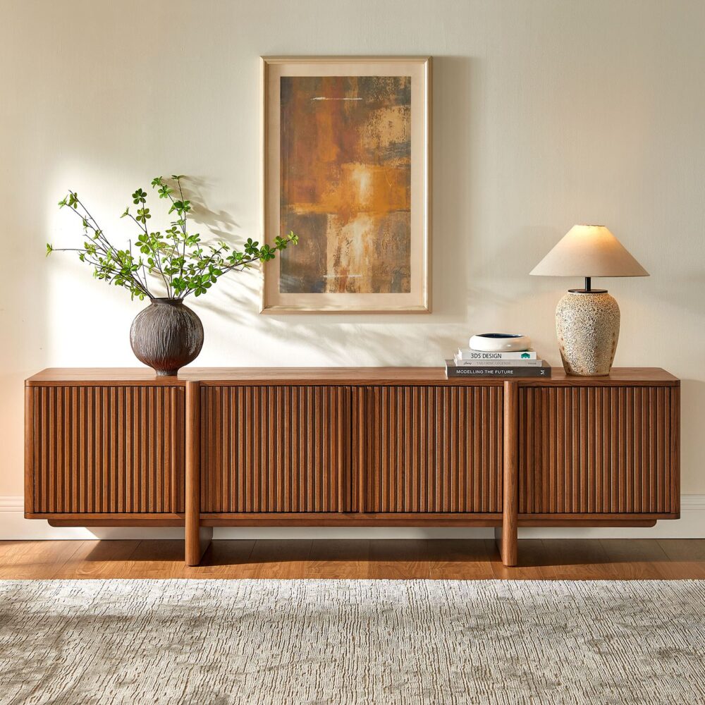 Sabina Ash Wood Media Console