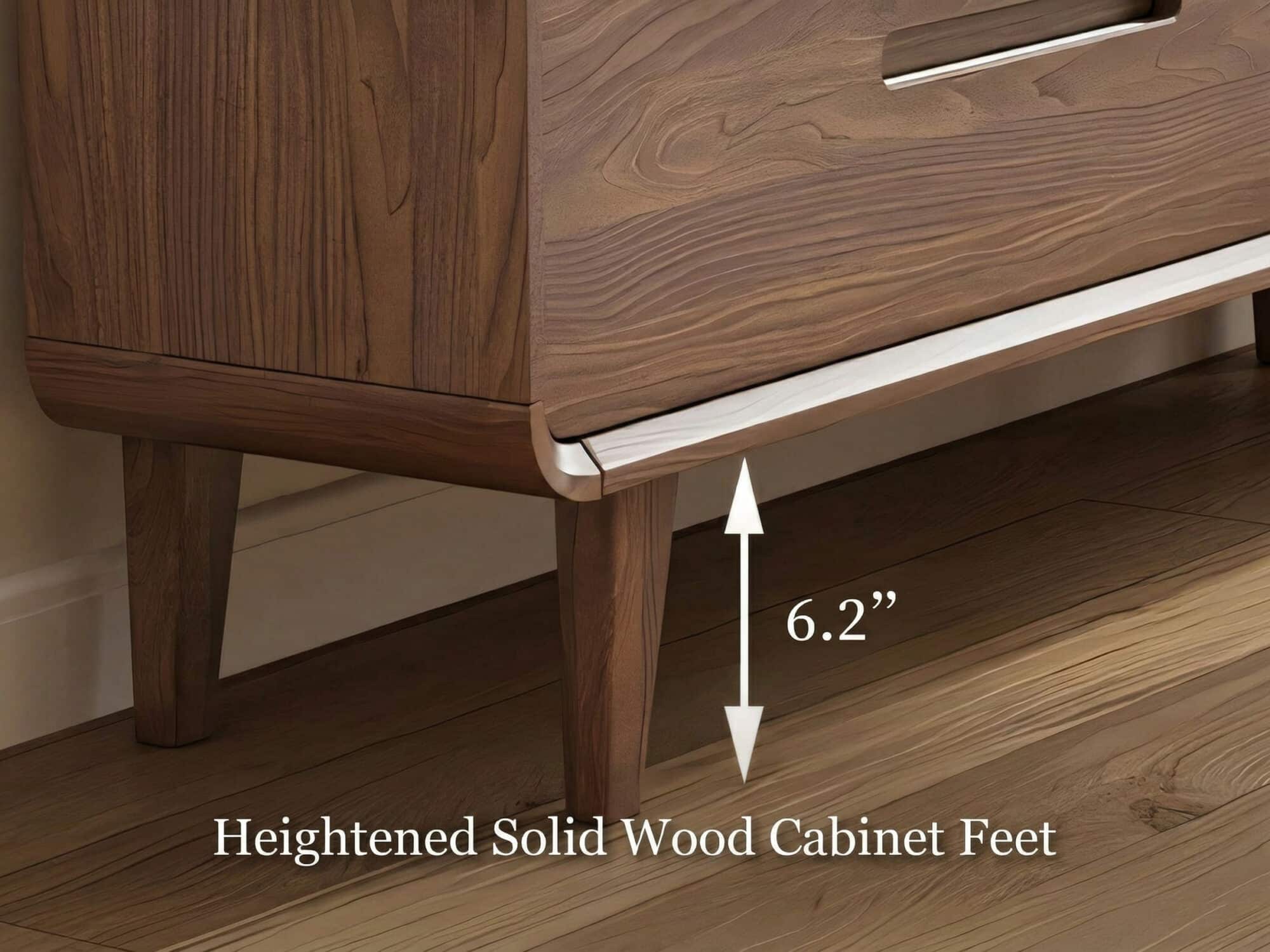 70.2'' Modern Walnut TV Stand Low Profile Wooden Media Console with Storage - resized - 相册图 #5 70.2'' Modern Walnut TV Stand Low Profile Wooden Media Console with Storage 相册图 #5 resized