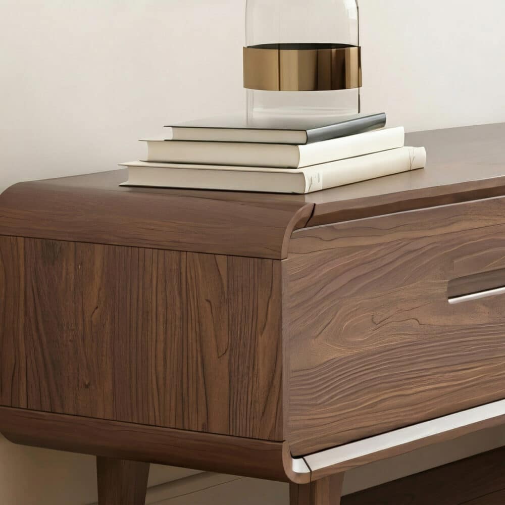 70.2'' Modern Walnut TV Stand Low Profile Wooden Media Console with Storage - resized - 相册图 #6 70.2'' Modern Walnut TV Stand Low Profile Wooden Media Console with Storage 相册图 #6 resized