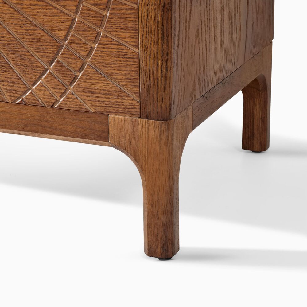 Vigdis Wood Media Console