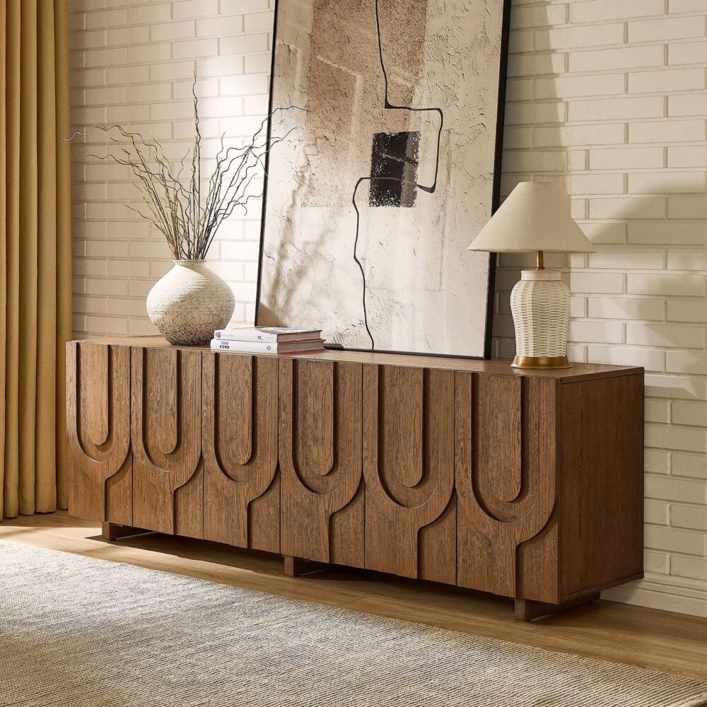 72D1A615-92F9-AB17-CEAB-8B77C778B39A The Hvelfing Oak Media Console