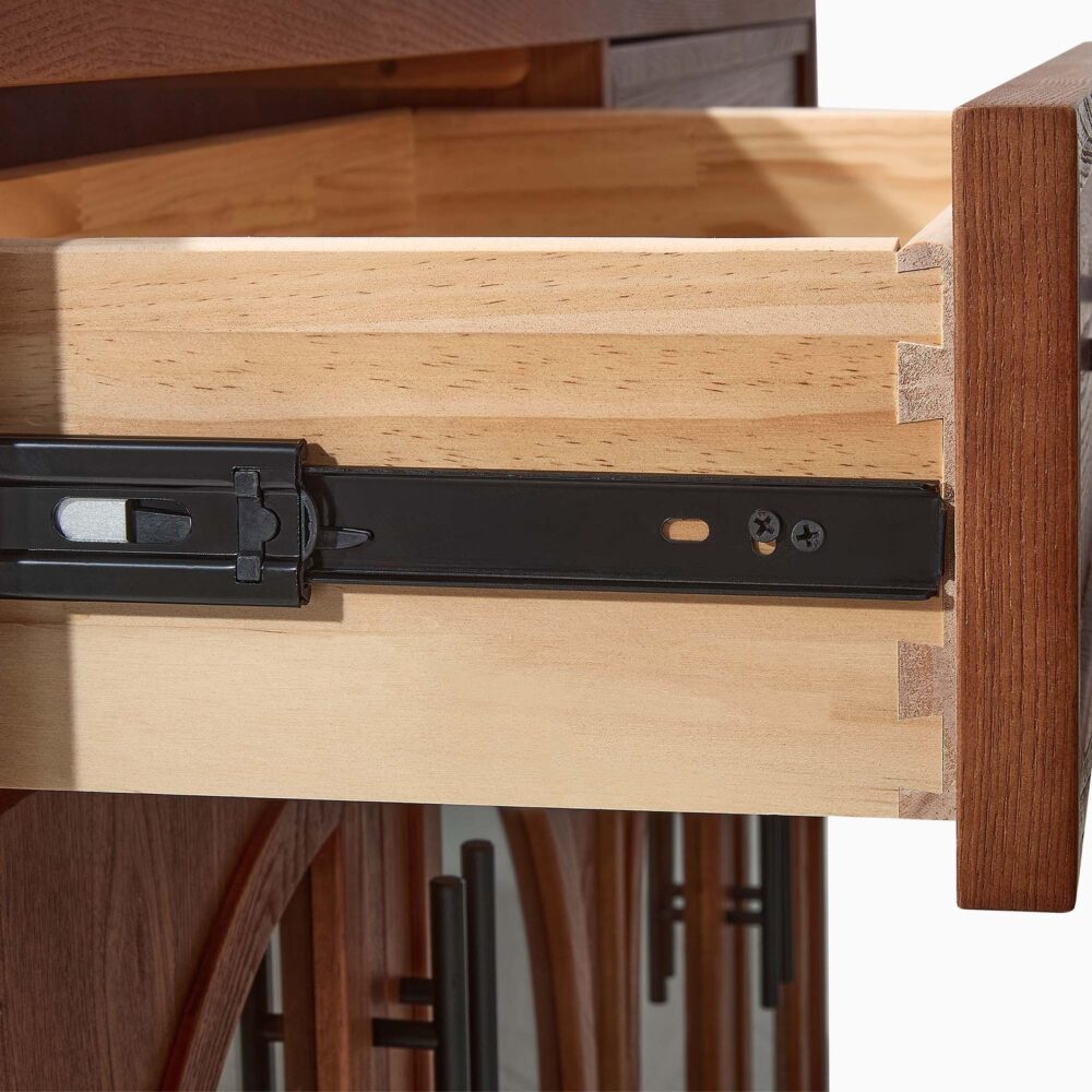 Valborg Elm Wood Sideboard