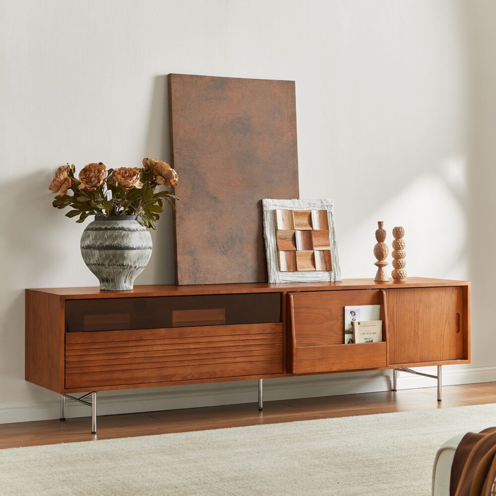 The Frode Ash Wood Media Console