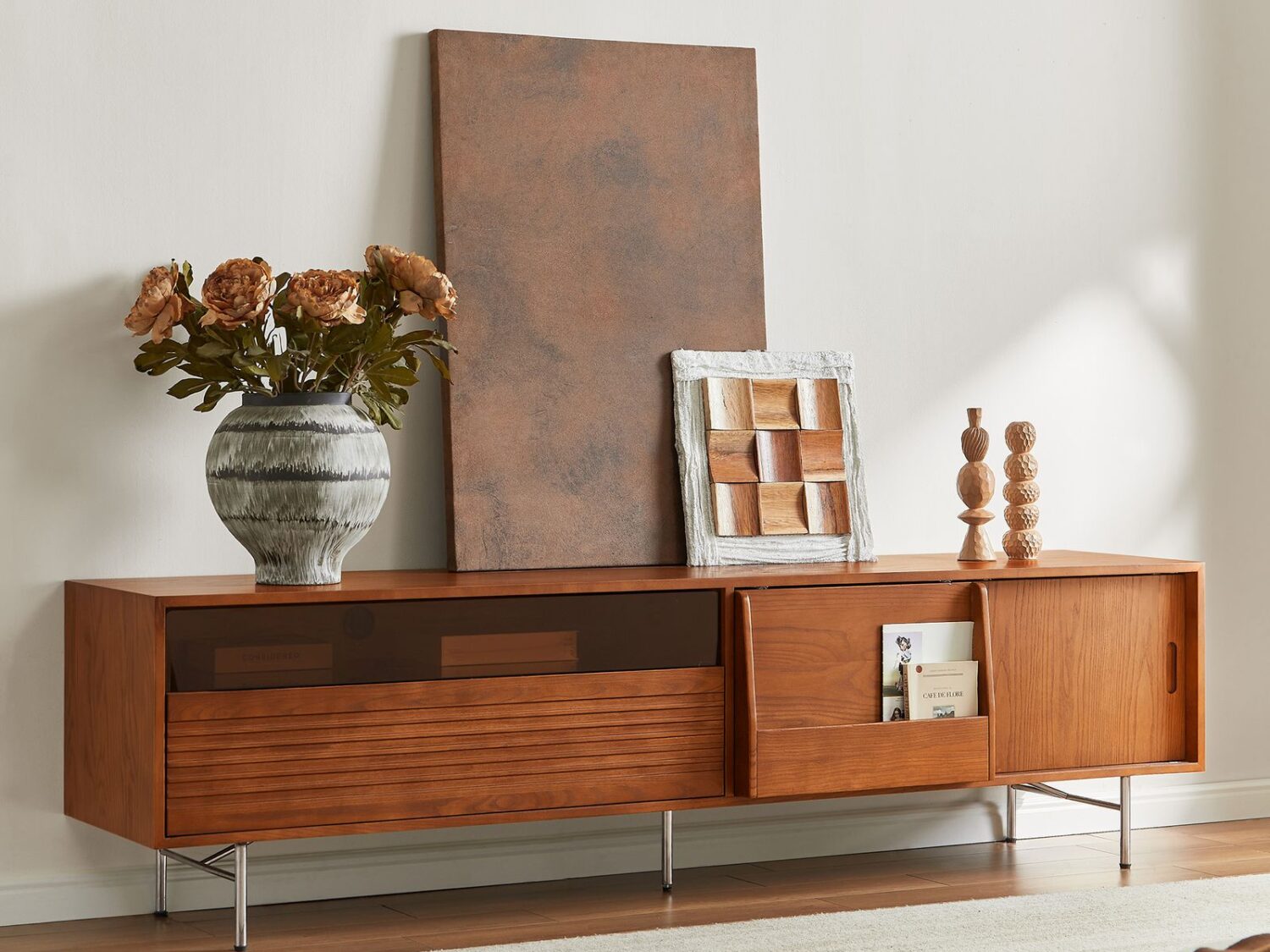 The Frode Ash Wood Media Console