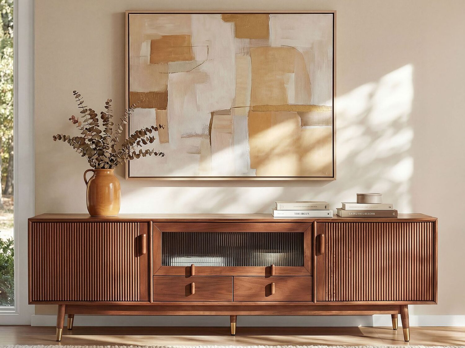 The Stavn Walnut Media Console