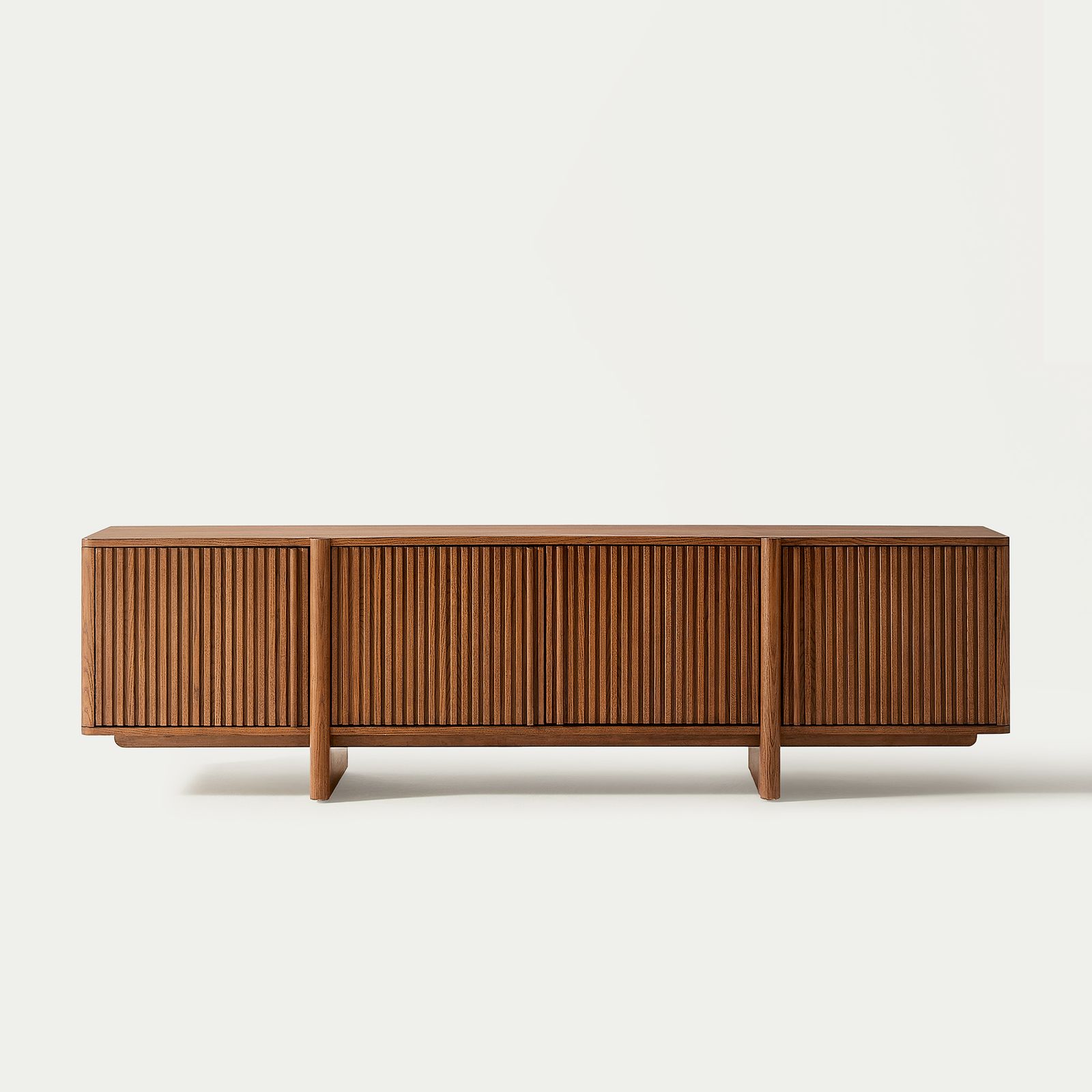 Sabina Ash Wood Media Console