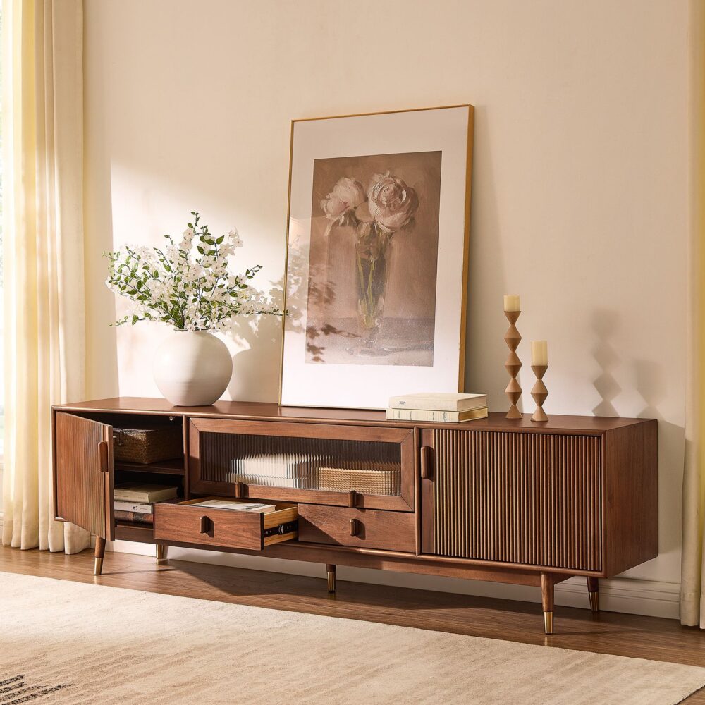The Stavn Walnut Media Console