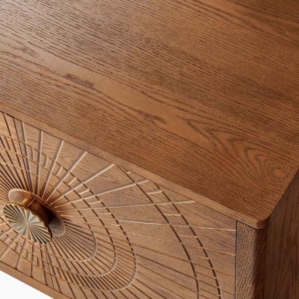 Vigdis Wood Media Console