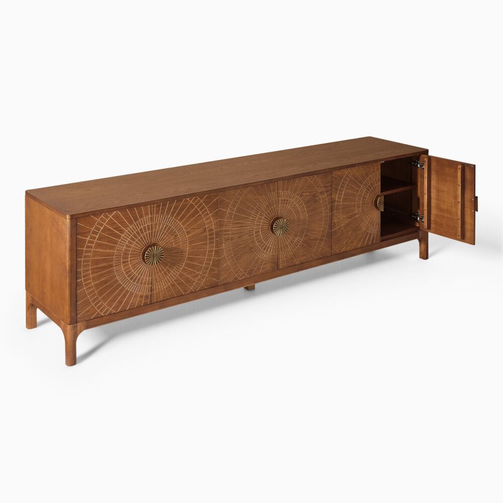 Vigdis Wood Media Console