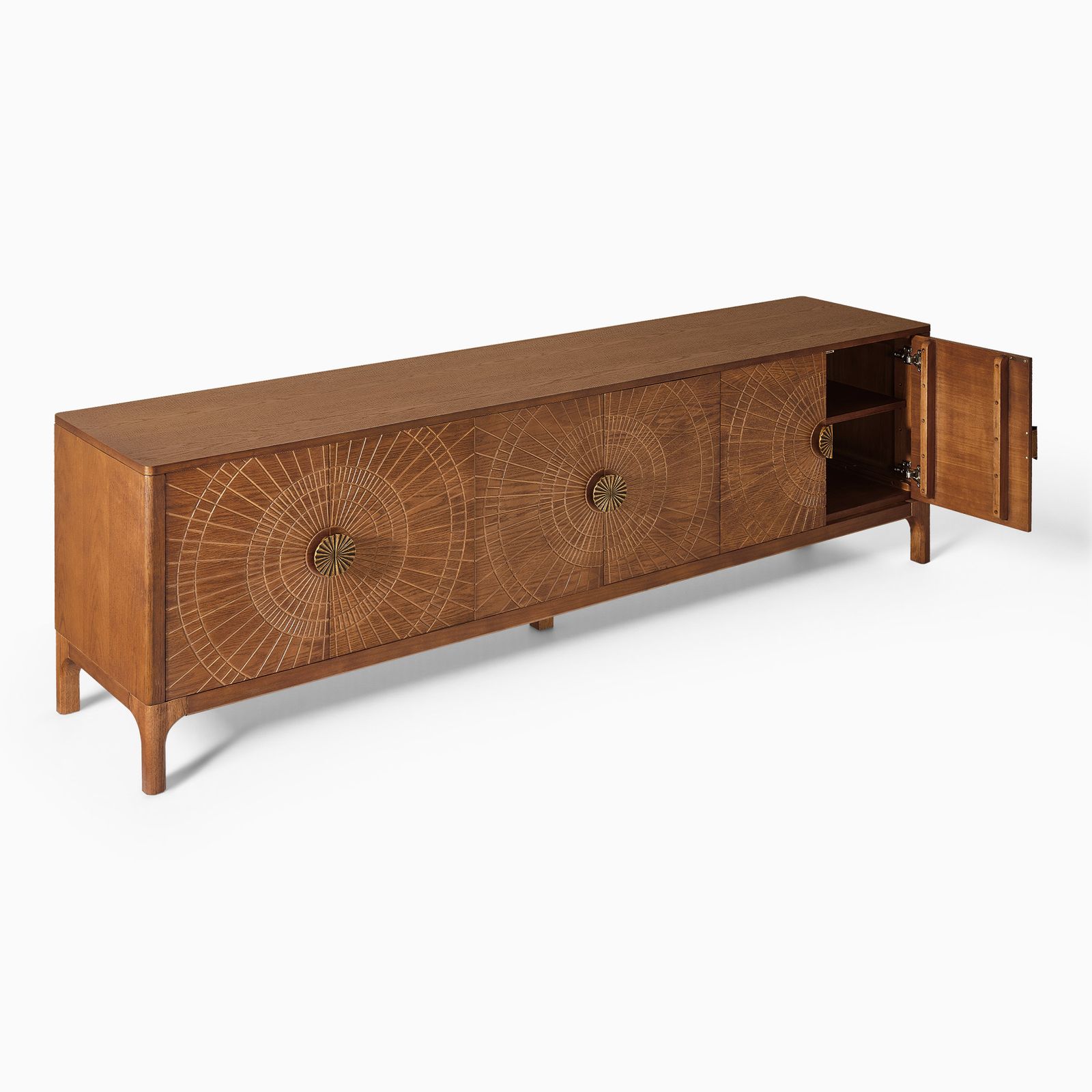 Vigdis Wood Media Console