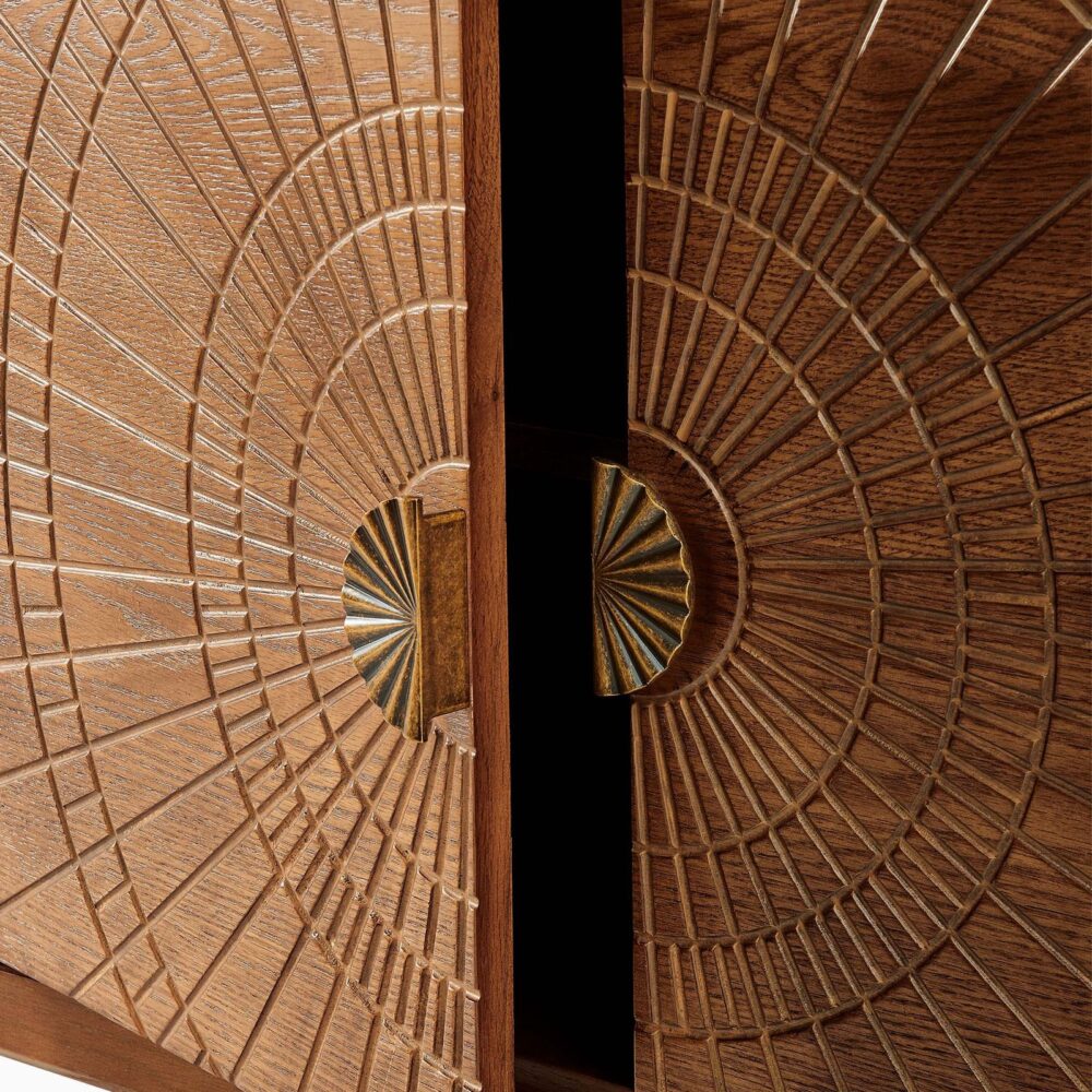 Vigdis Wood Media Console