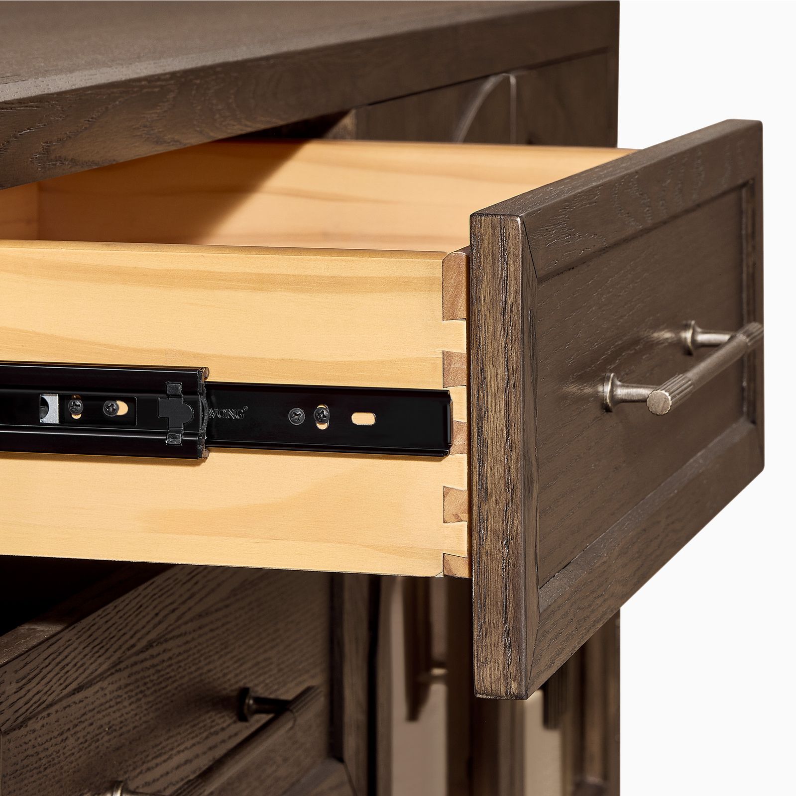 Valborg Solid Oak Media Console
