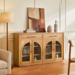 Valborg Elm Wood Sideboard