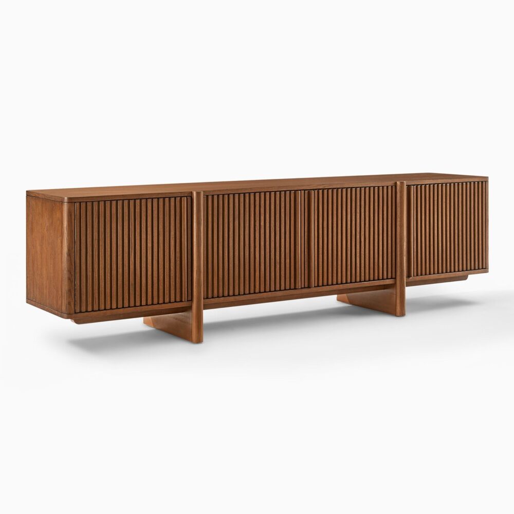 Sabina Ash Wood Media Console
