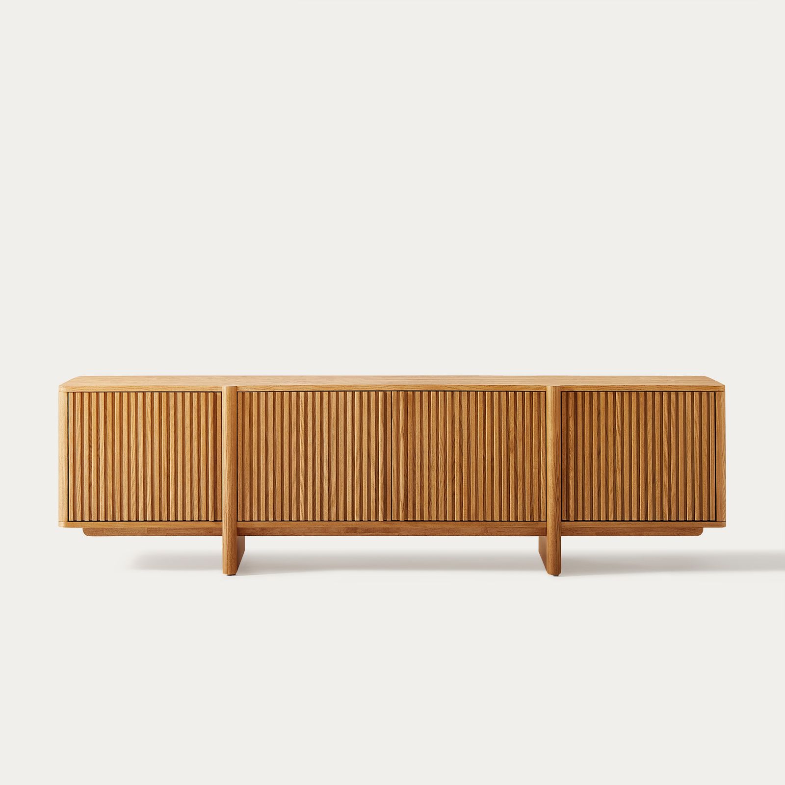 Sabina Ash Wood Media Console