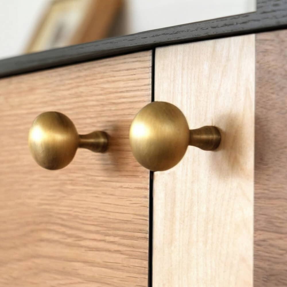 Artistic Geometric Wood Media Console - resized - 相册图 #3 Artistic Geometric Wood Media Console 相册图 #3 resized