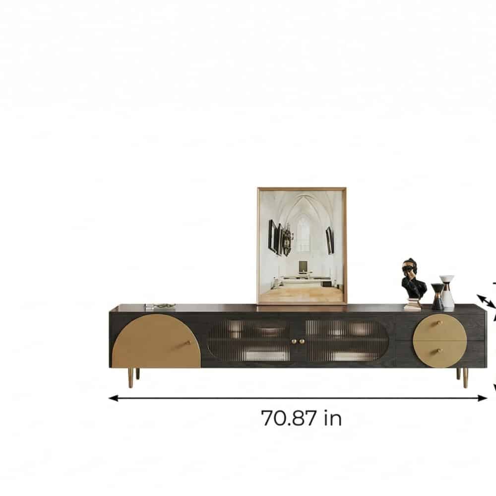 Black Ash Wood Cabinet Drawers Rectangle TV Stand - dimensions - 相册图 #12 Black Ash Wood Cabinet Drawers Rectangle TV Stand 相册图 #12 dimensions