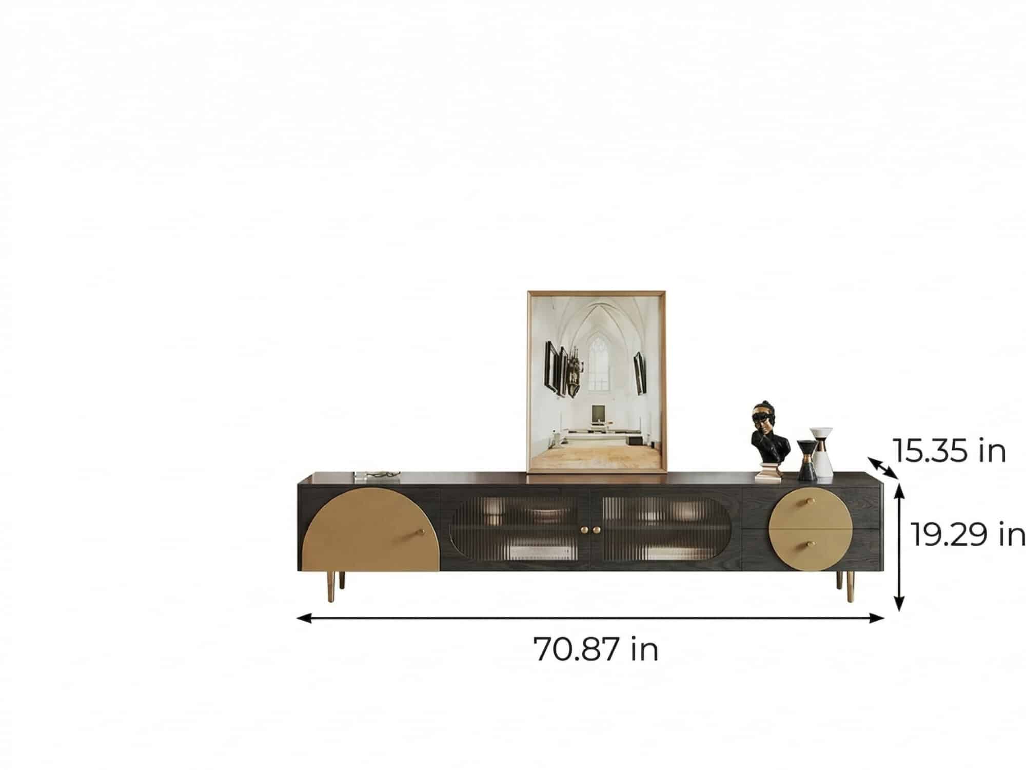 Black Ash Wood Cabinet Drawers Rectangle TV Stand - dimensions - 相册图 #12 Black Ash Wood Cabinet Drawers Rectangle TV Stand 相册图 #12 dimensions