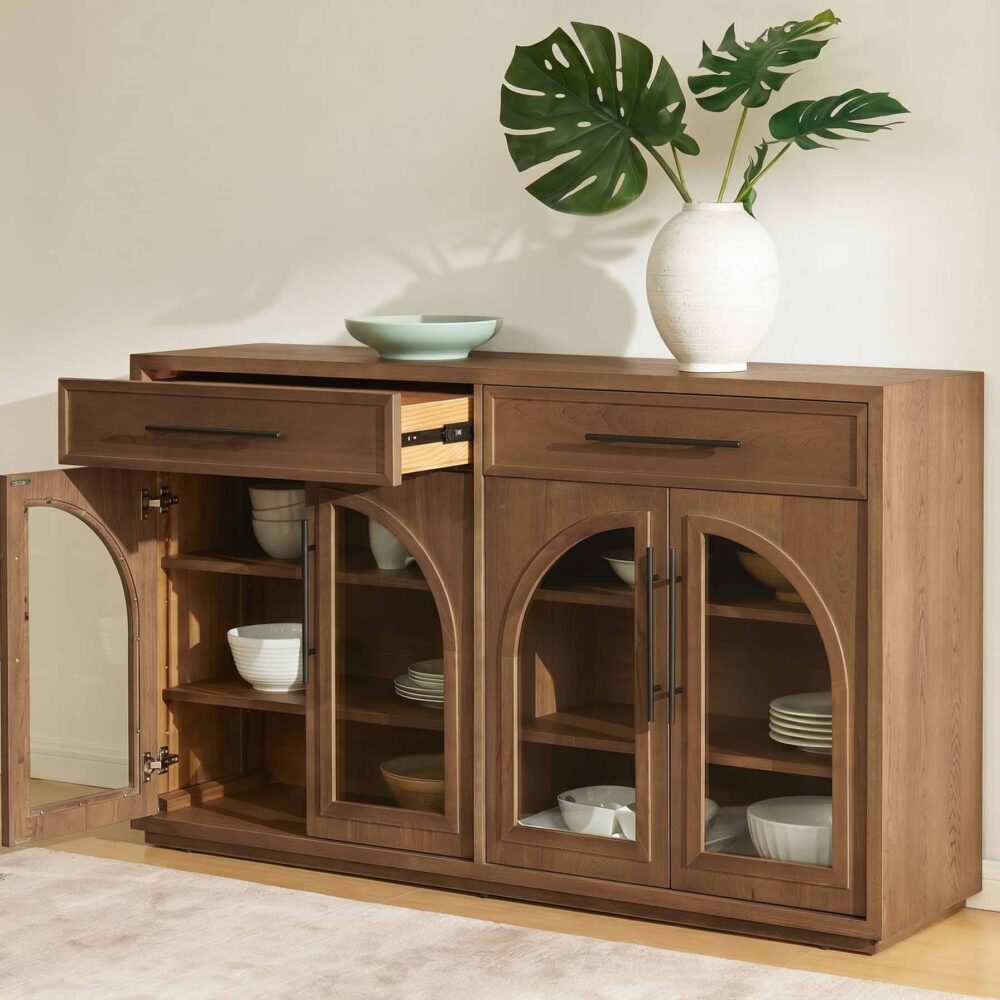 Valborg Elm Wood Sideboard