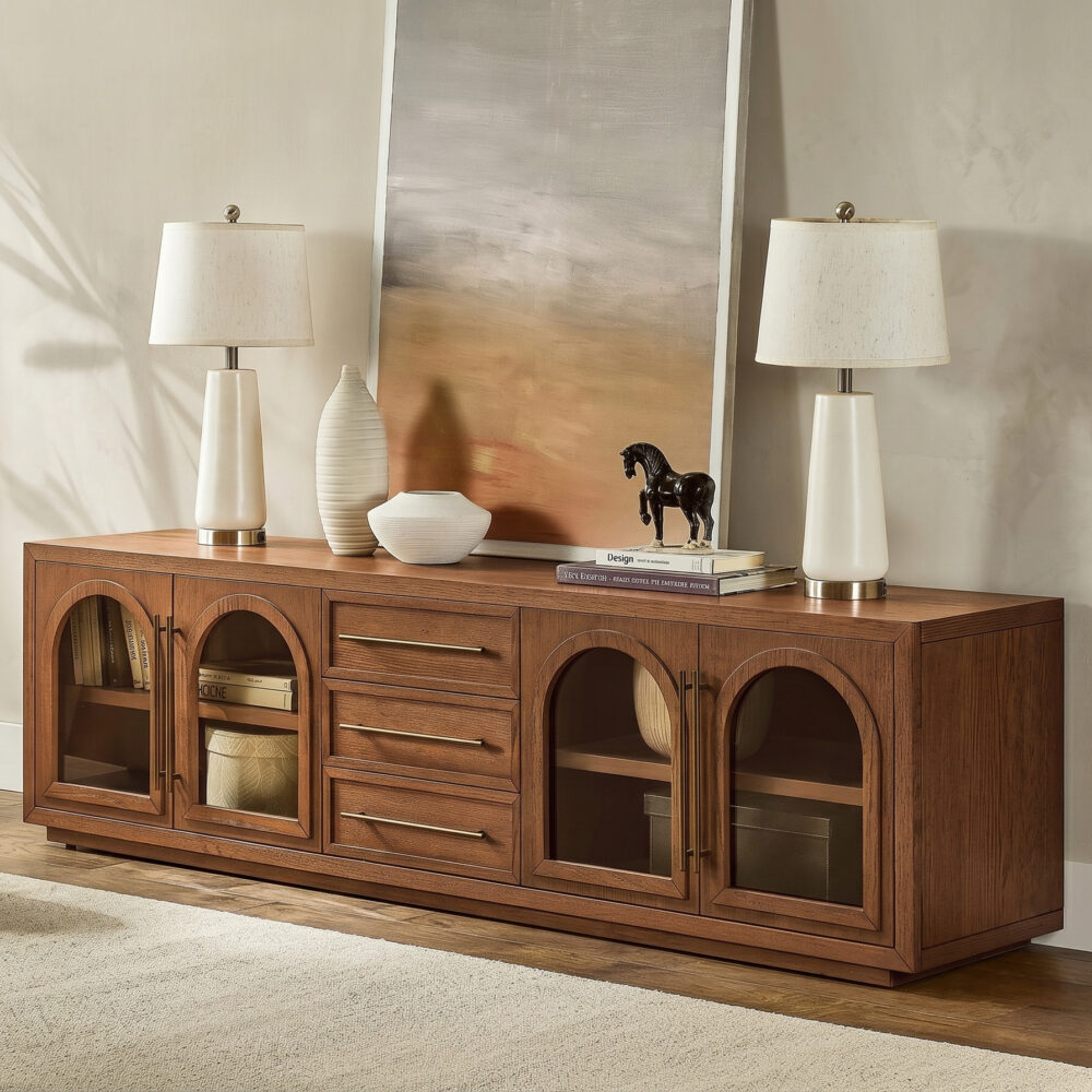 Lira Oak Media Console 相册图 #11 scene