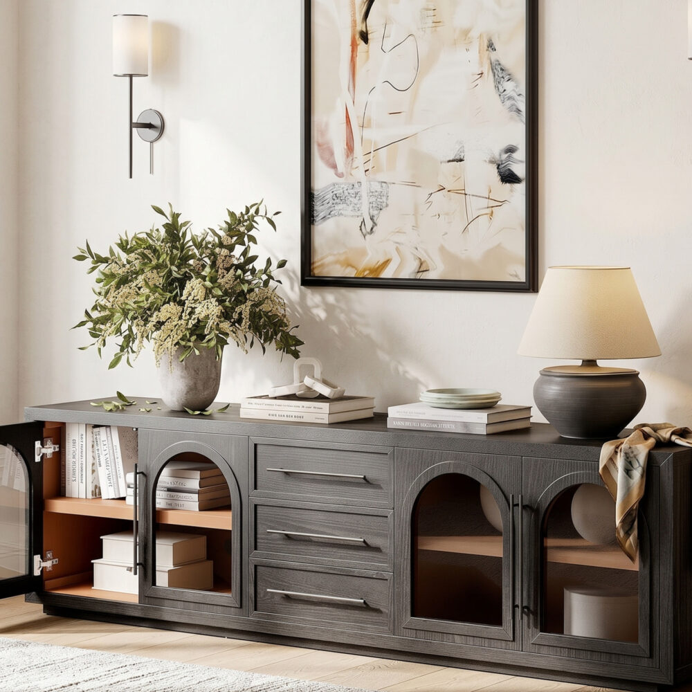 Lira Oak Media Console 相册图 #19 scene