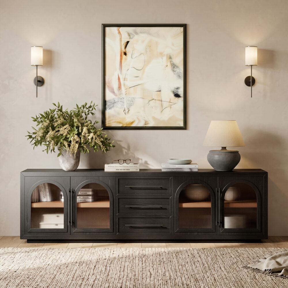 Lira Oak Media Console 相册图 #20 scene