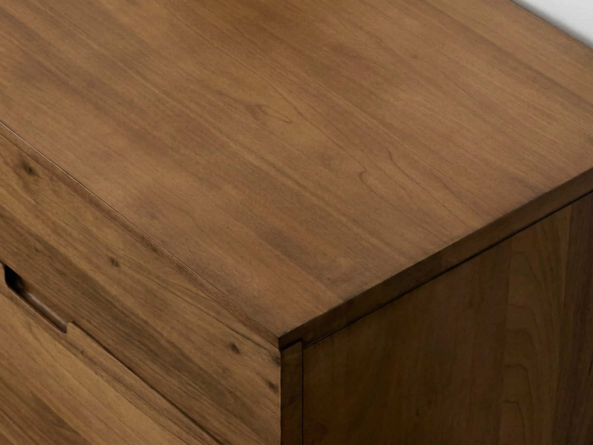 Mid-Century Walnut Wood TV Stand with Storage - resized - 相册图 #7 Mid-Century Walnut Wood TV Stand with Storage 相册图 #7 resized