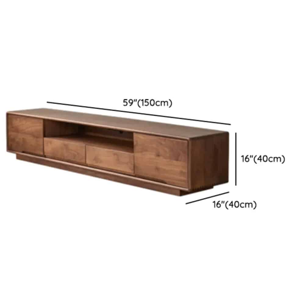 modern-walnut-wood-tv-stand-with-storage-cabinets-13 Modern Walnut Wood Tv Stand With Storage Cabinets 13
