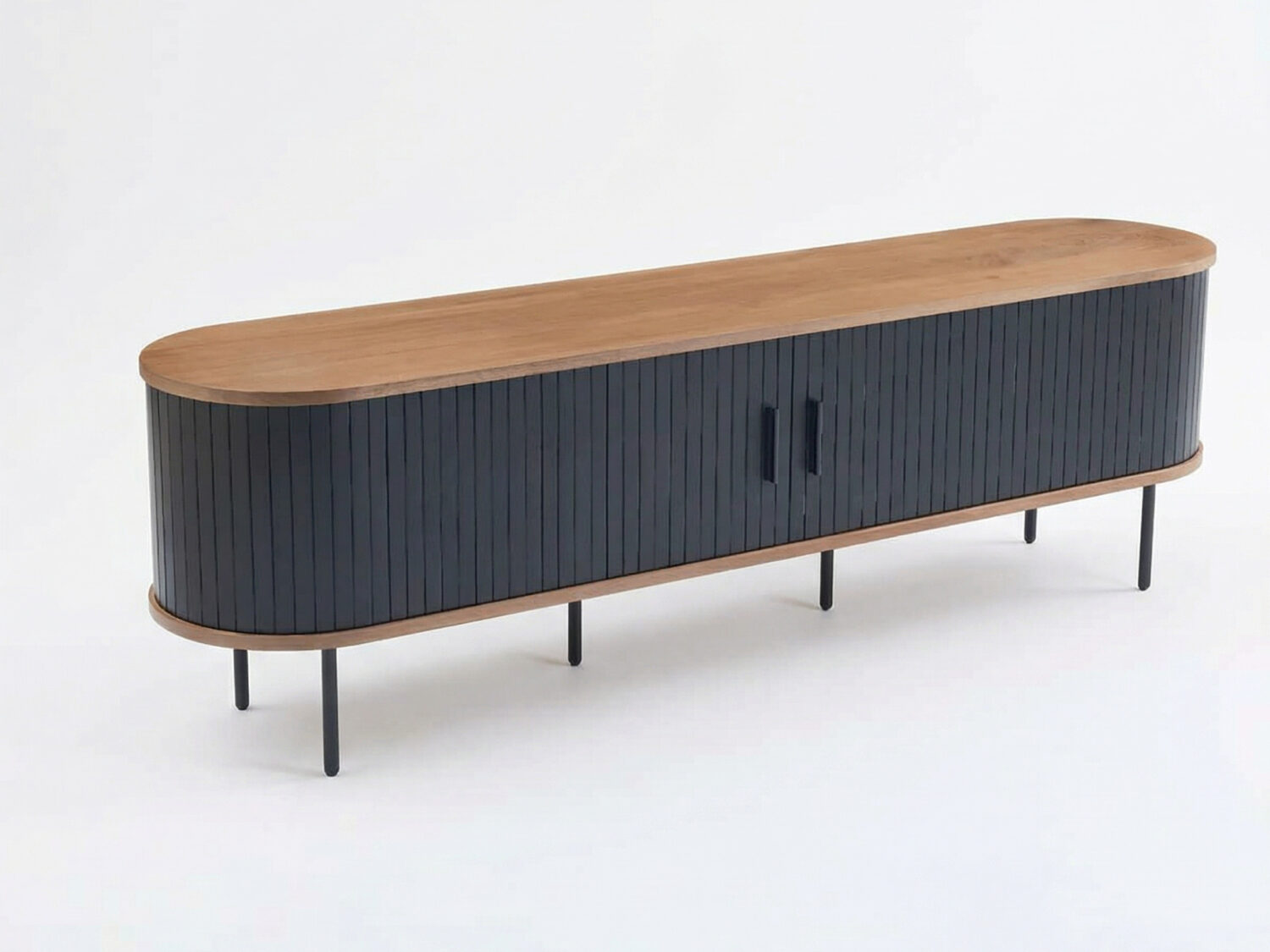 The Asher Fluted Wood TV Stand 相册图 #1 resized