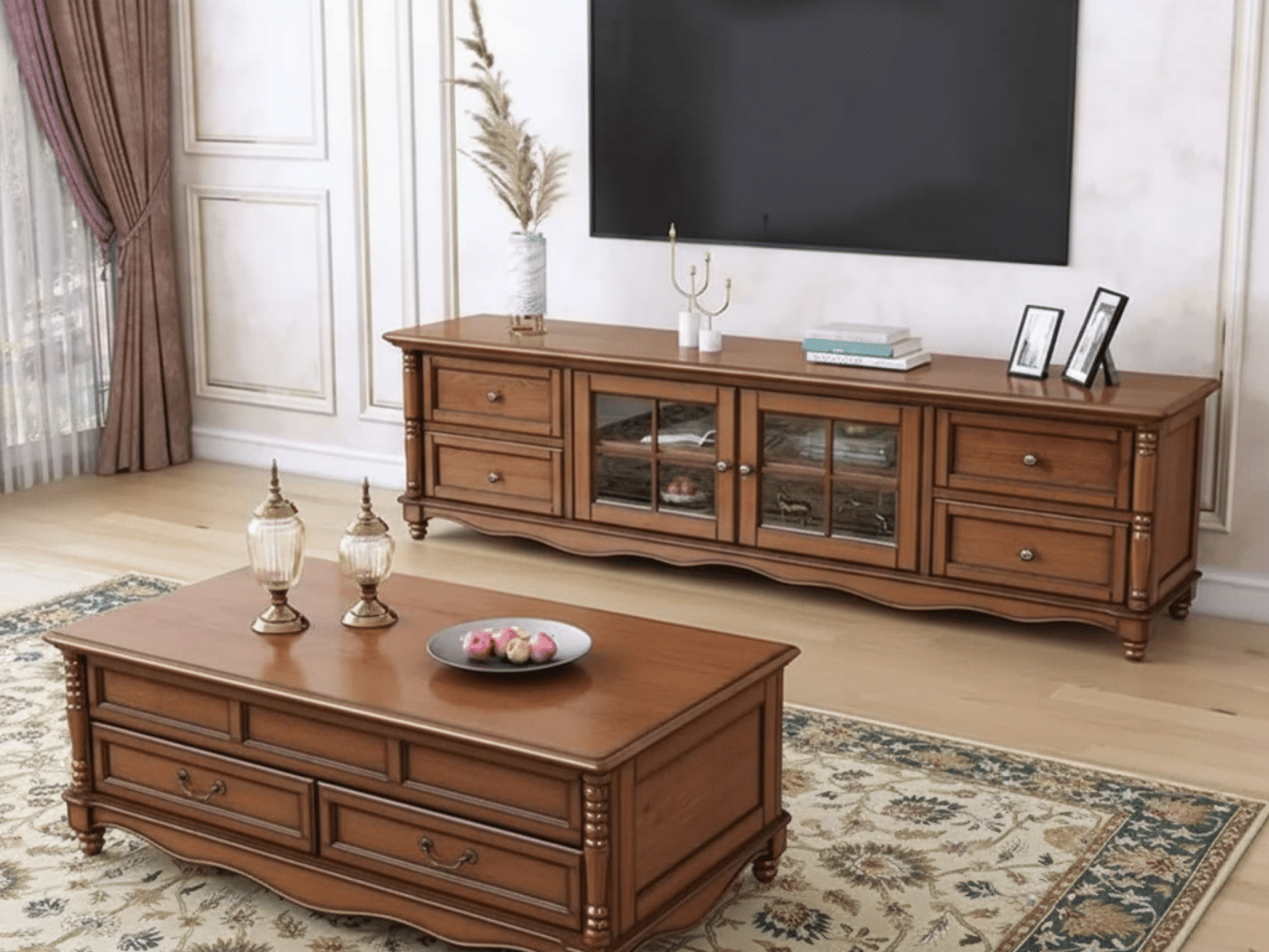 The Asher Grooved Wood Stand 相册图 #1 resized