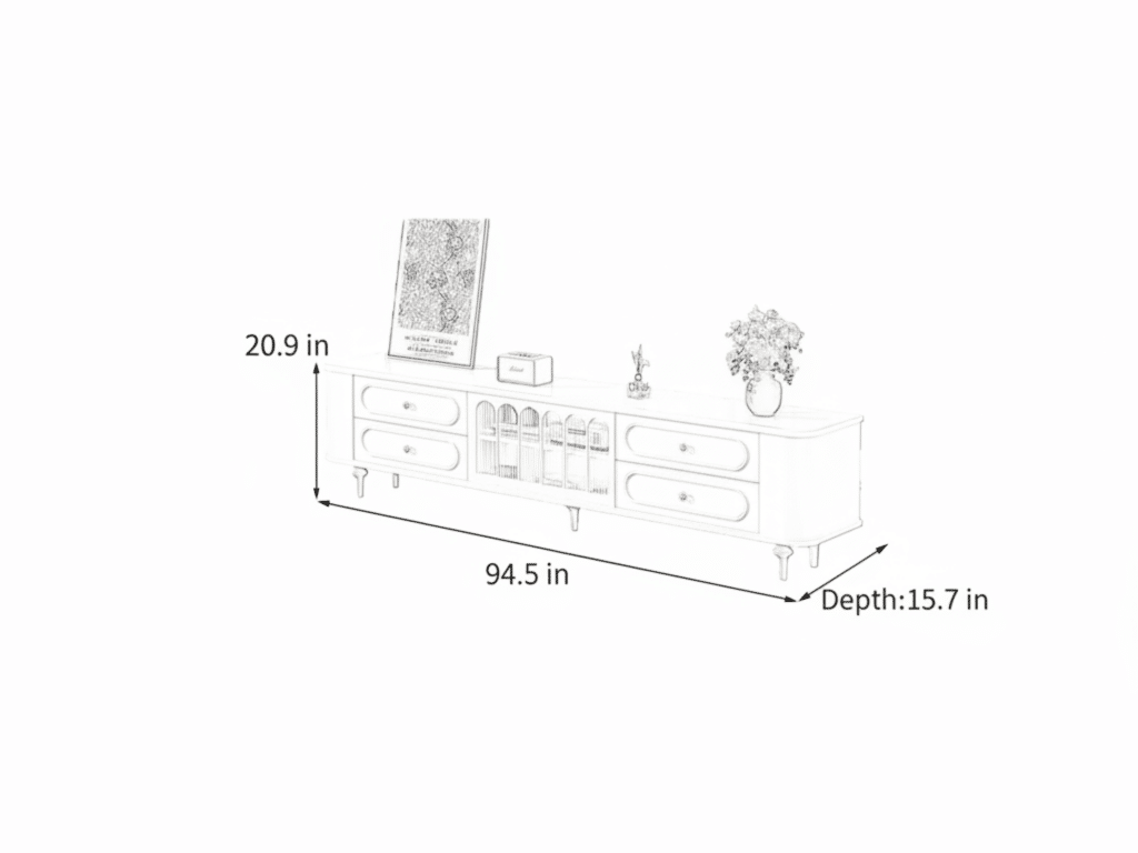The Asher Solid Walnut TV Stand 手动上传图 resized