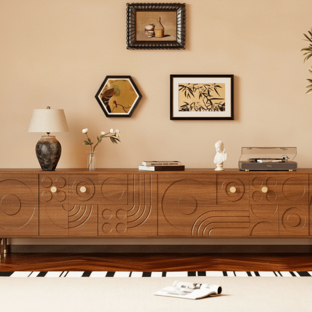 The Asher Solid Wood Console - resized - 商品主图 The Asher Solid Wood Console 商品主图 resized