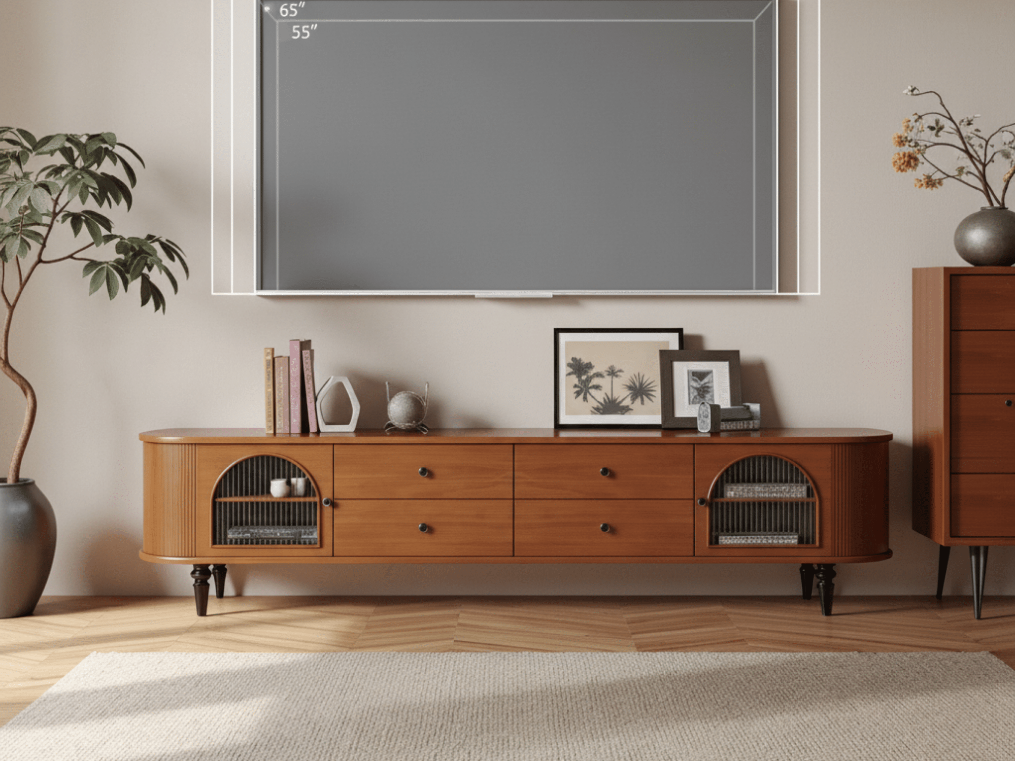 The Asher Solid Wood Console - resized - 商品主图 The Asher Solid Wood Console 商品主图 resized