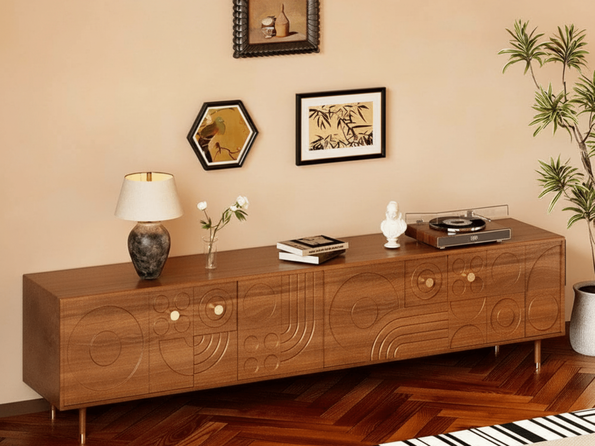 The Asher Solid Wood Console - resized - 相册图 #1 The Asher Solid Wood Console 相册图 #1 resized