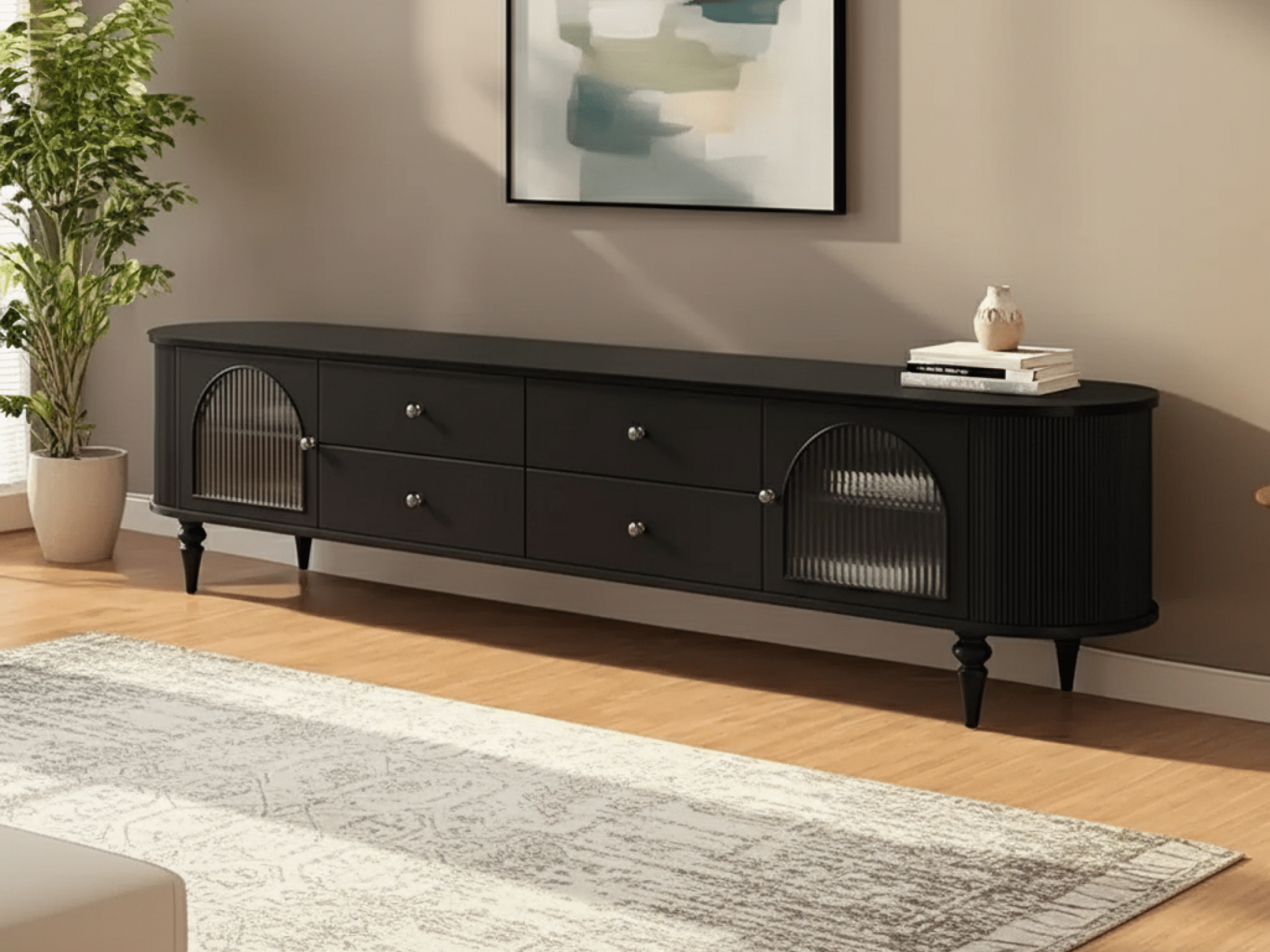 The Asher Solid Wood Console - scene - 相册图 #8 The Asher Solid Wood Console 相册图 #8 scene