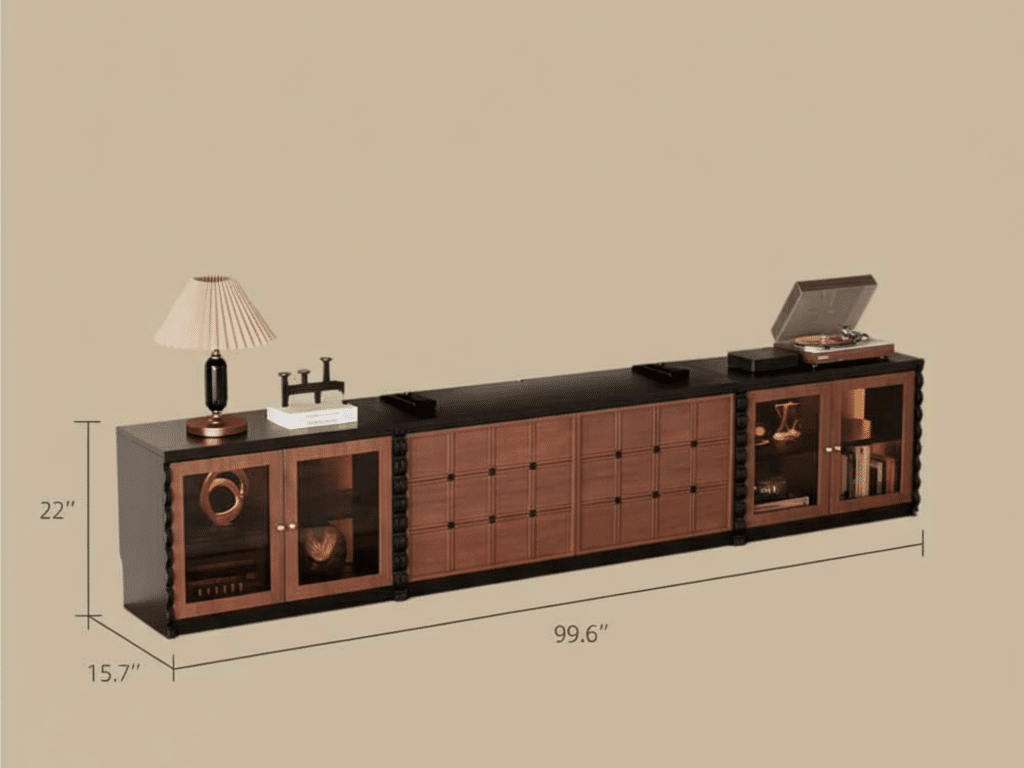 The Asher Solid Wood Media Console 相册图 #8 resized