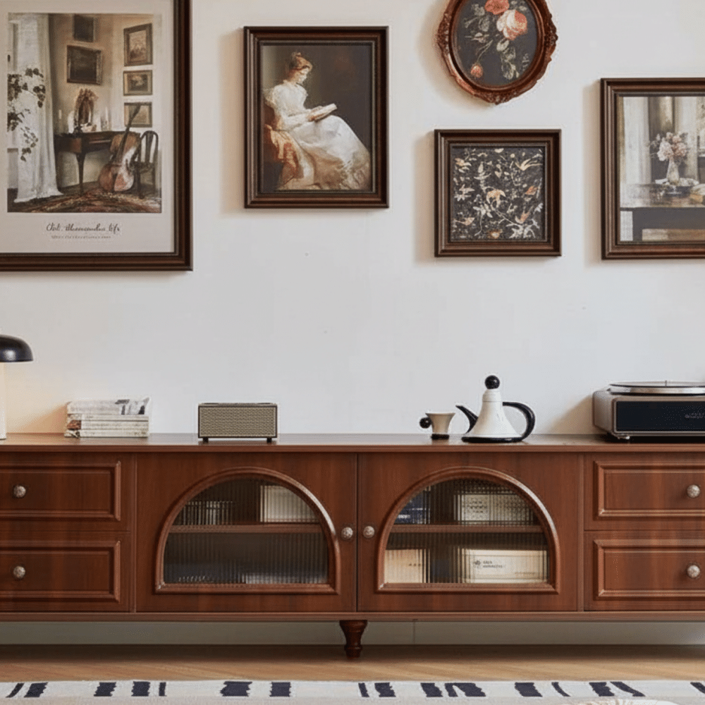 The Asher Walnut Media Console - resized - 商品主图 The Asher Walnut Media Console 商品主图 resized