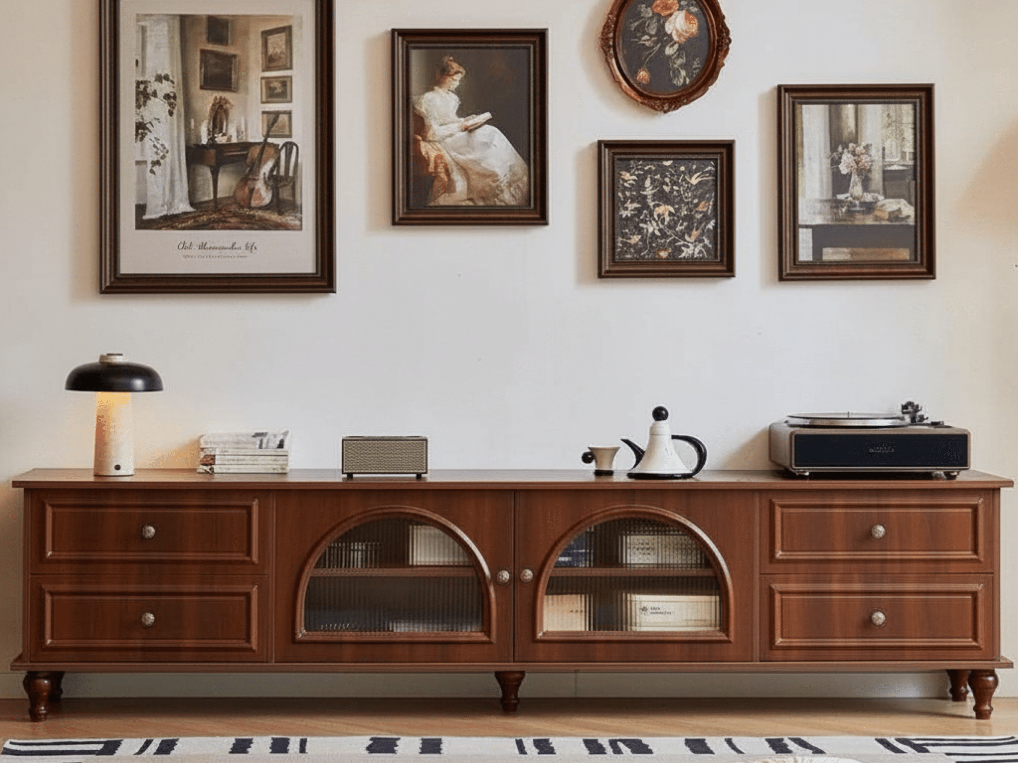 The Asher Walnut Media Console - resized - 商品主图 The Asher Walnut Media Console 商品主图 resized