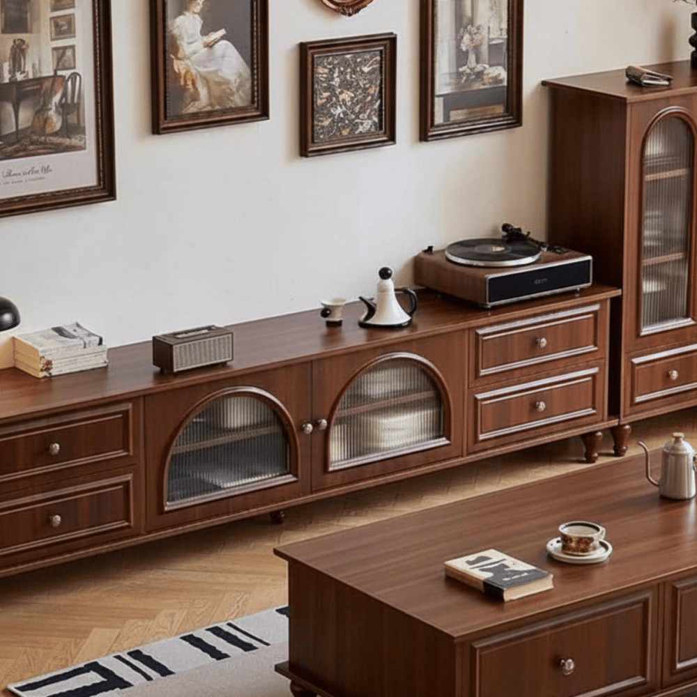 The Asher Walnut Media Console - resized - 相册图 #1 The Asher Walnut Media Console 相册图 #1 resized