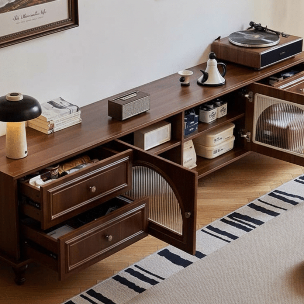 The Asher Walnut Media Console - resized - 相册图 #3 The Asher Walnut Media Console 相册图 #3 resized