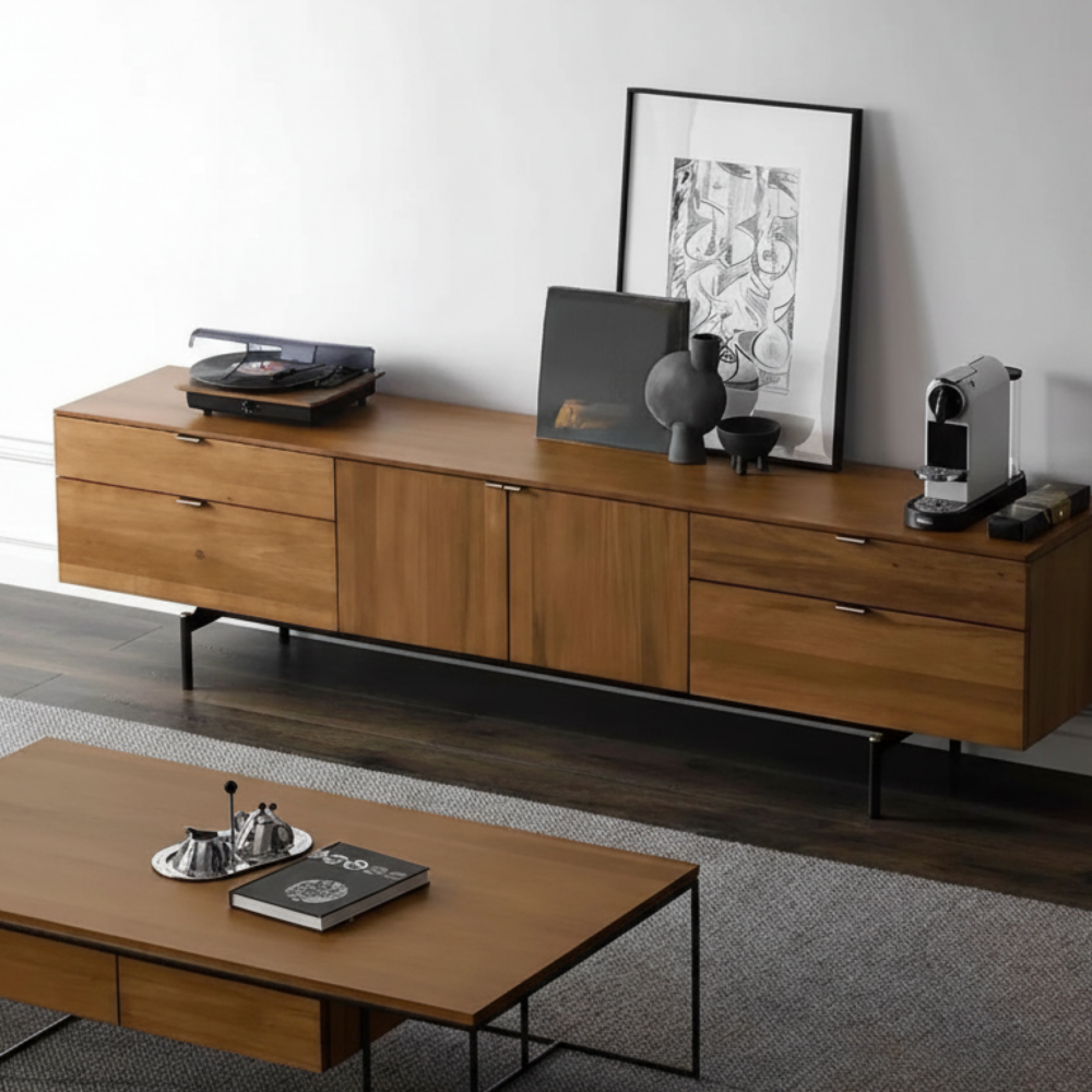 The Asher Walnut TV Stand - resized - 相册图 #1 The Asher Walnut TV Stand 相册图 #1 resized