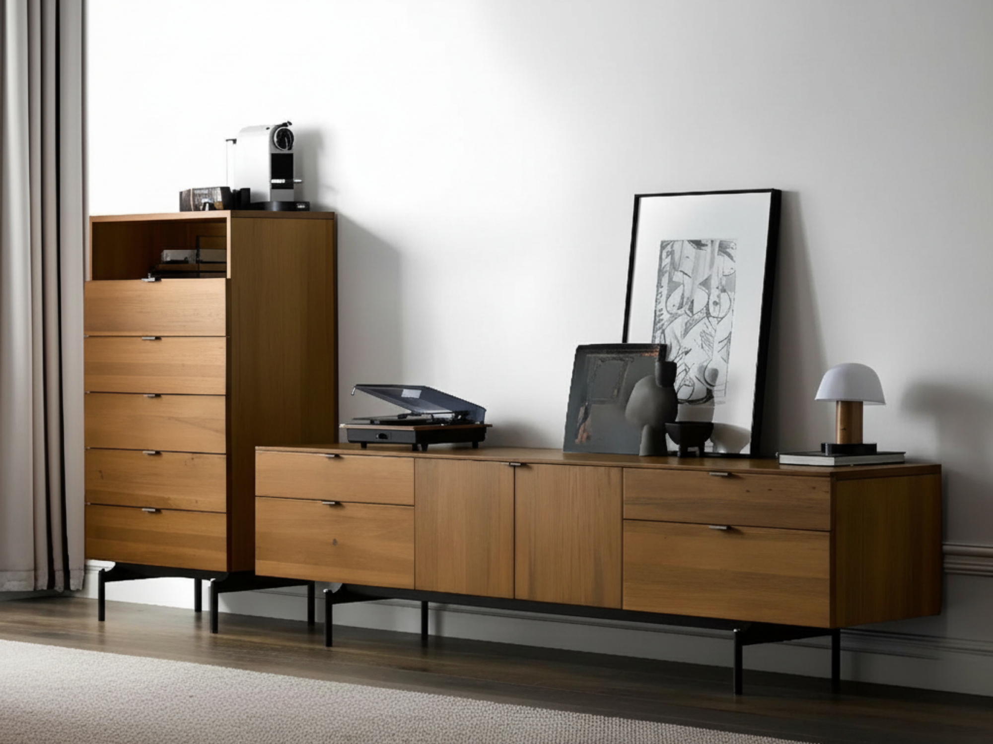 The Asher Walnut TV Stand - resized - 相册图 #2 The Asher Walnut TV Stand 相册图 #2 resized