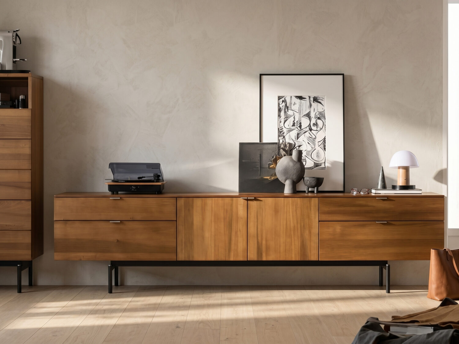 The Asher Walnut TV Stand 商品主图 scene