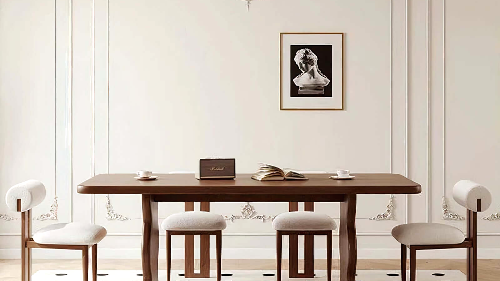 The Feo Walnut Dining Table