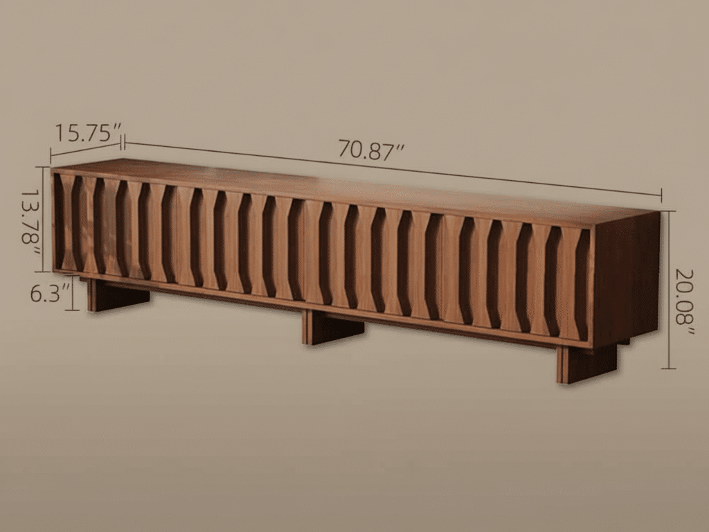 The Koda Solid Wood TV Stand 相册图 #5 resized
