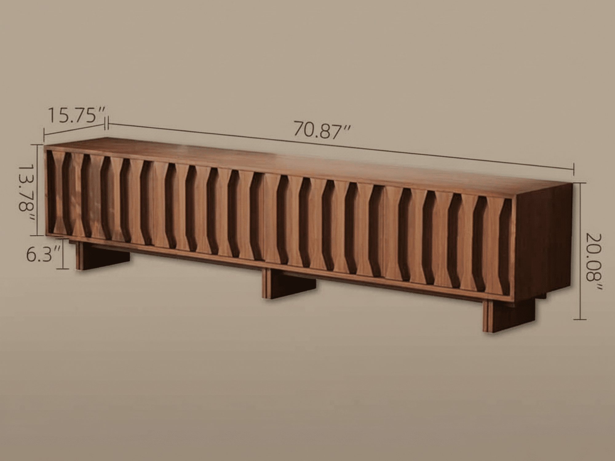 The Koda Solid Wood TV Stand - resized - 相册图 #5 The Koda Solid Wood TV Stand 相册图 #5 resized