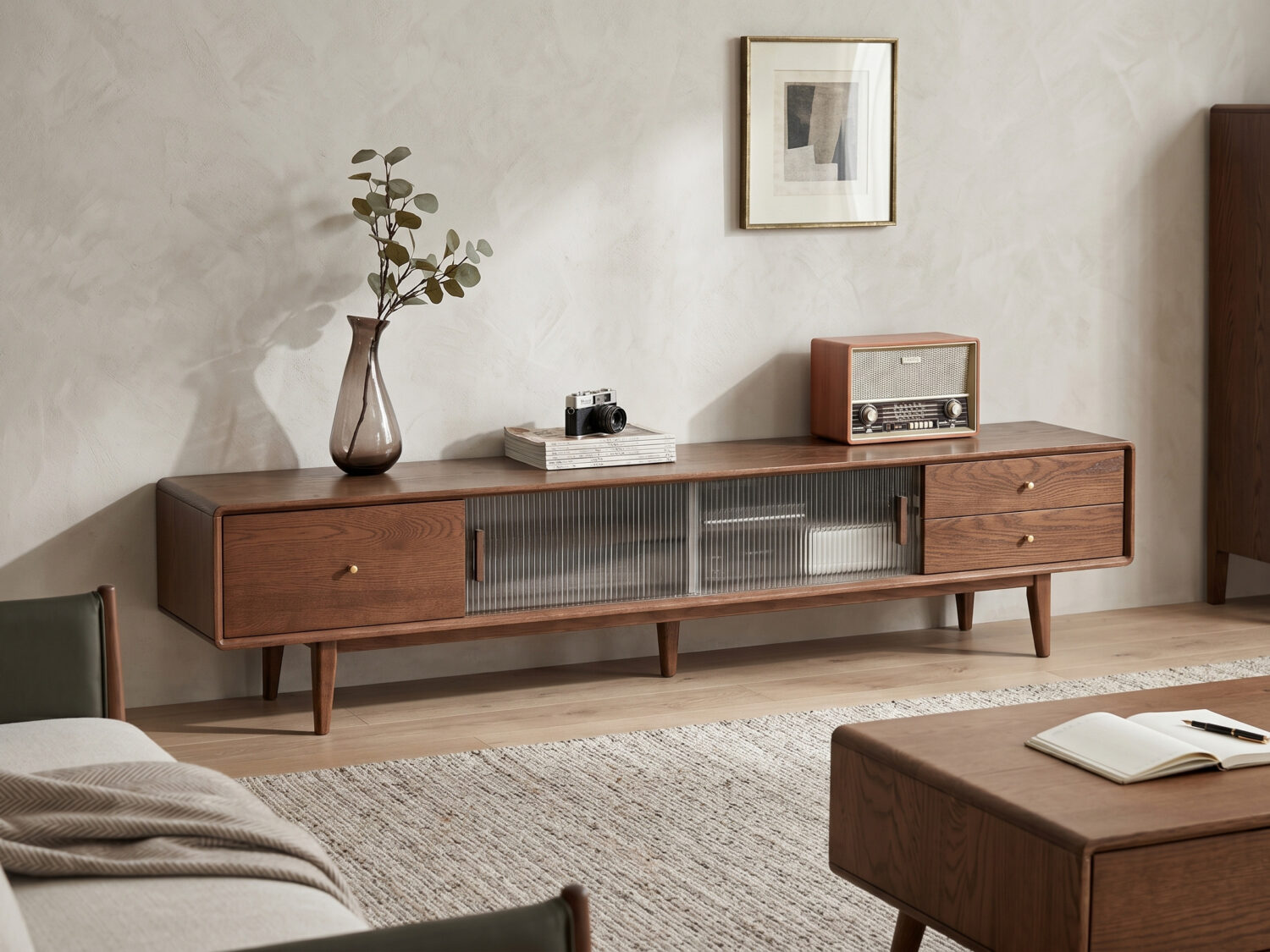 The Koda Solid Wood TV Stand 商品主图 scene