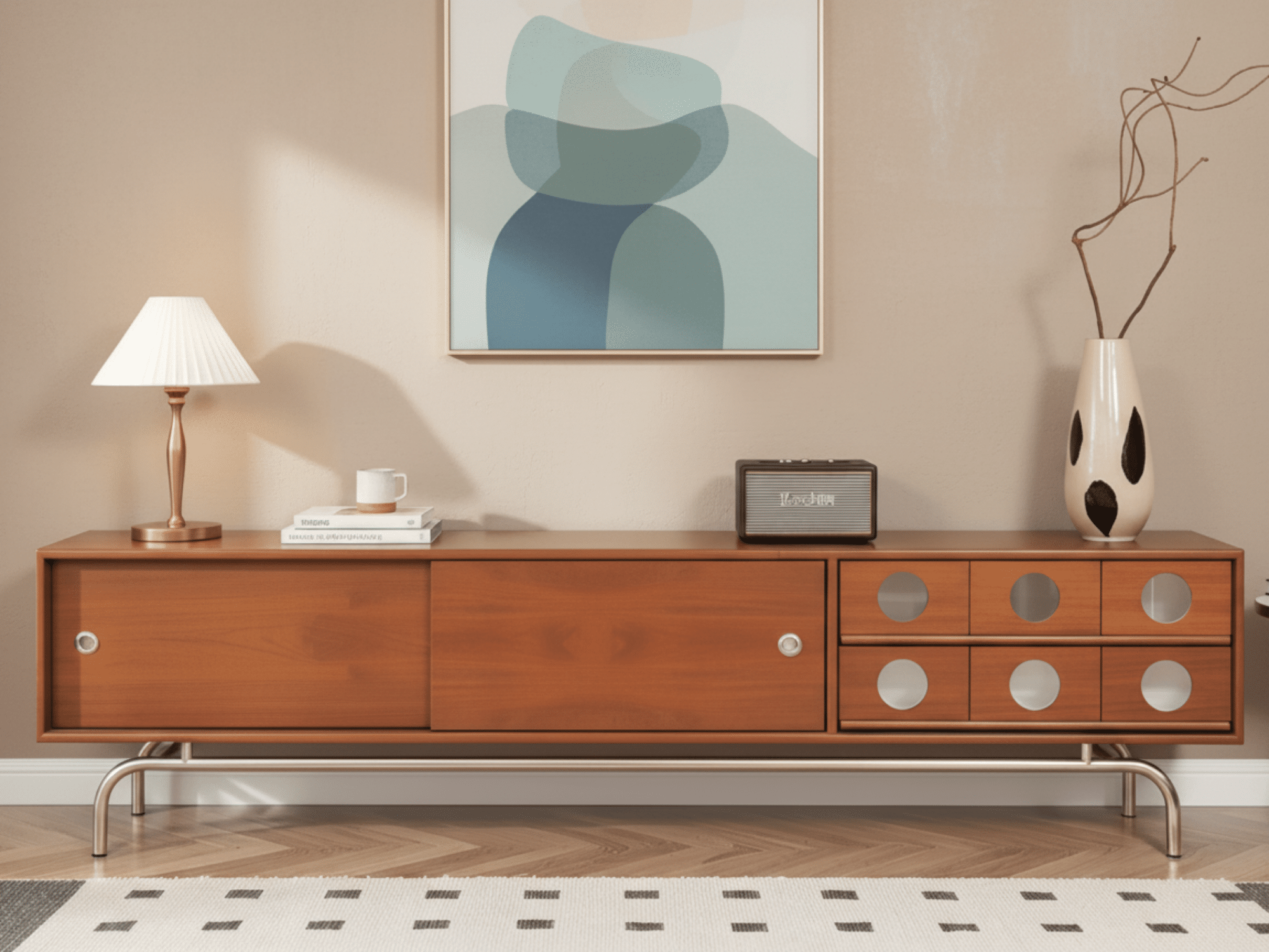 The Koda Walnut Media Console - resized - 商品主图 The Koda Walnut Media Console 商品主图 resized