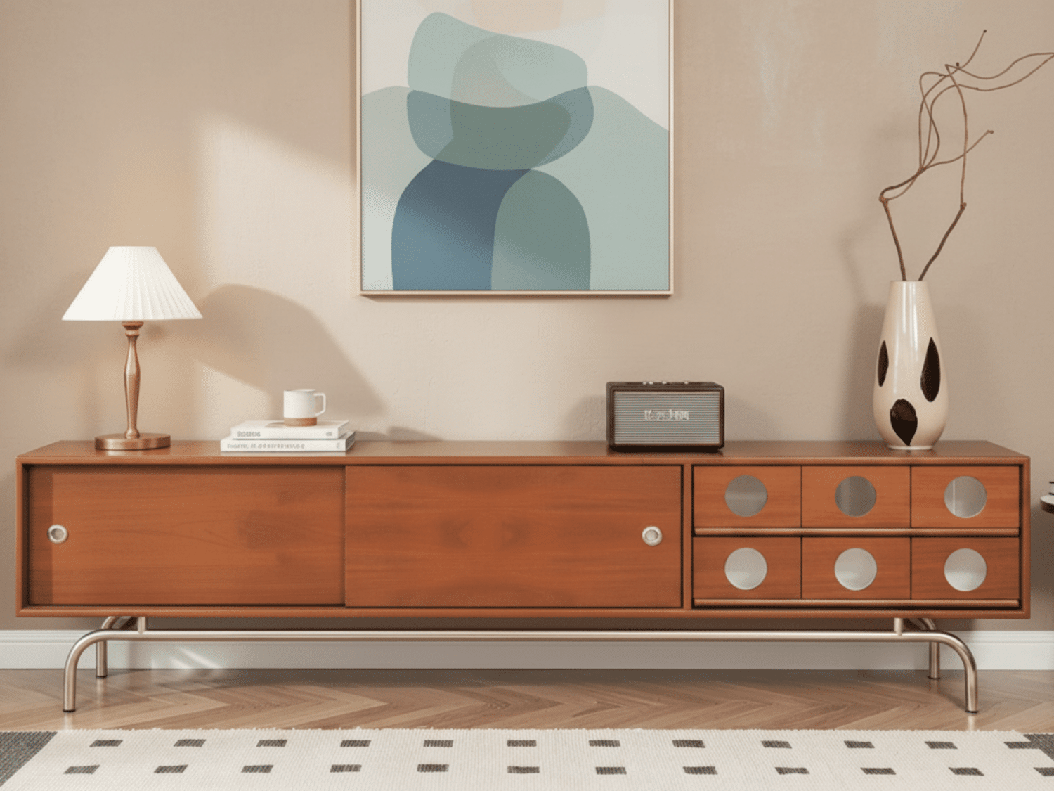 The Koda Walnut Media Console - resized - 商品主图 2 The Koda Walnut Media Console 商品主图 resized